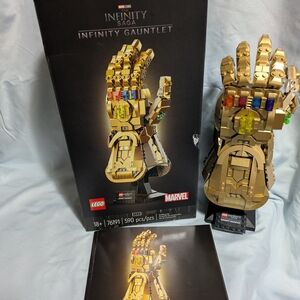 LEGO Marvel Infinity Gauntlet with Gold and Colorful Stones